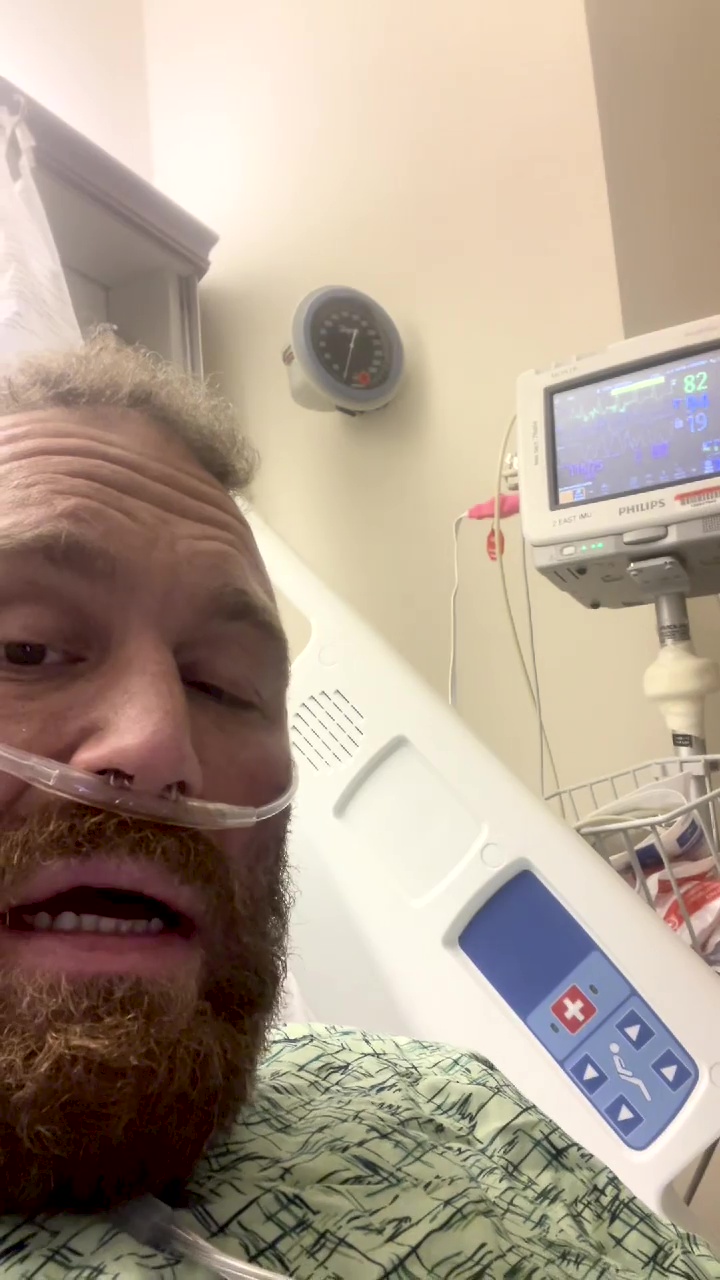 Chris Leben, ex-UFC star, shares updates from hospital bed after Covid battle.