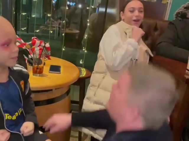 In a heartwarming Instagram video, Ricky Hatton, a brave boy of seven, battles cancer.