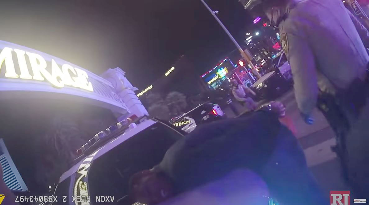 Worrying moment UFC fighter Jon Jones headsbutts a police car and shouts kill me to officers during his arrest