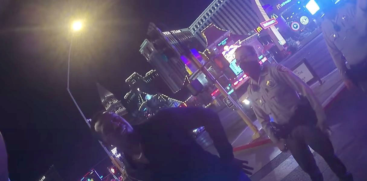 Worrying moment UFC fighter Jon Jones headsbutts a police car and shouts kill me to officers during his arrest