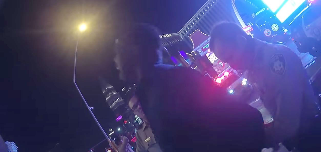 Worrying moment UFC fighter Jon Jones headsbutts a police car and shouts kill me to officers during his arrest