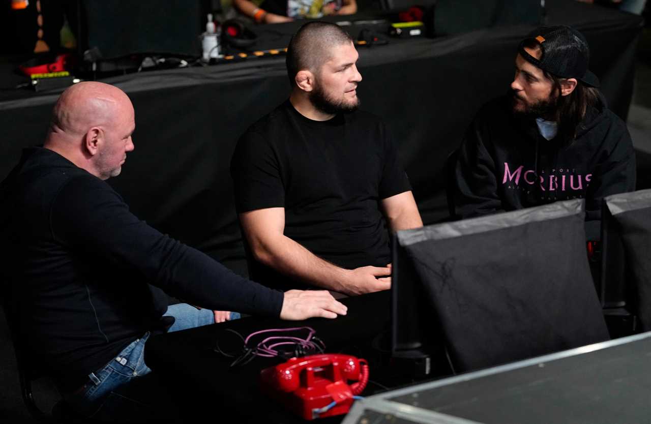 UFC Fight Night: Khabib Nurmagomedov, a legend in MMA, has an unlikely conversation with Jared Leto, a Hollywood star.