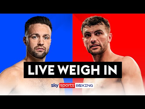 JOSH TAYLOR VS JACK CATTERALL LIVE WeIGH-IN