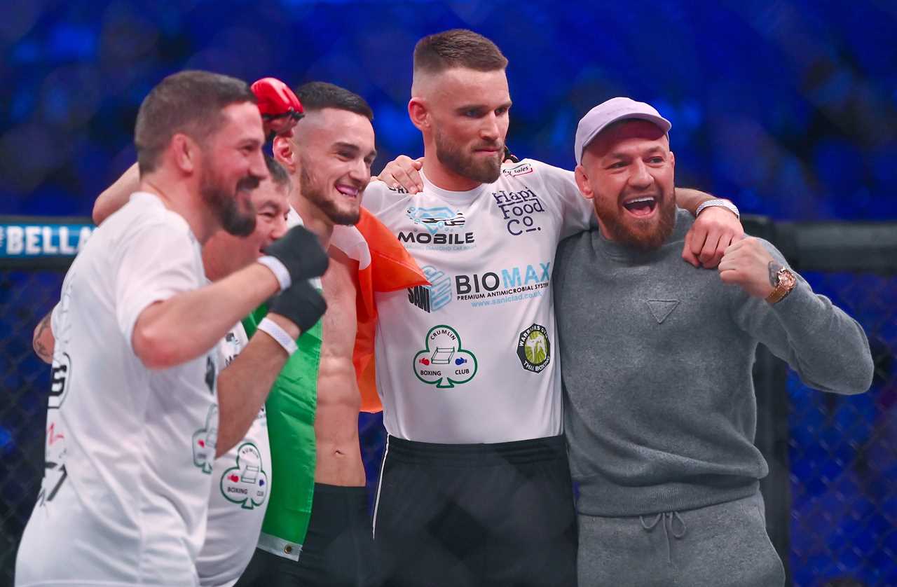 Conor McGregor, UFC superstar, was present at Bellator 265 as he cheered on Lee Hammond, his SBG Ireland teammate.