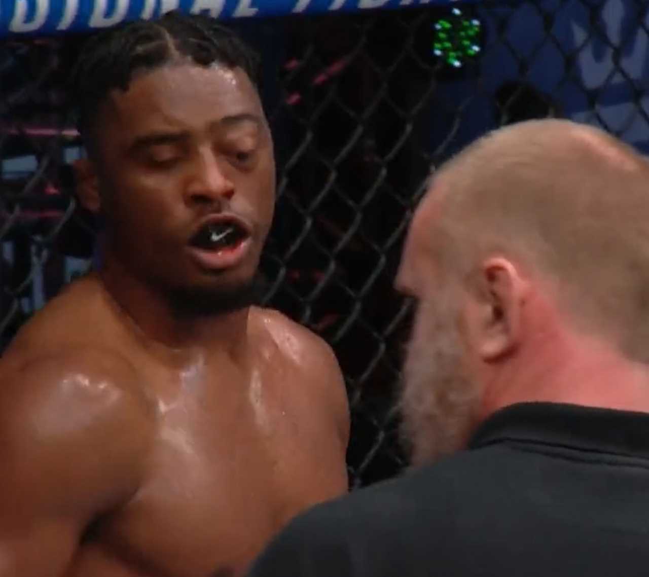 A shocking moment in which an MMA fighter had his eyeballs punched out of SOCKET, leaving viewers squirming until the doctor can get it fixed.