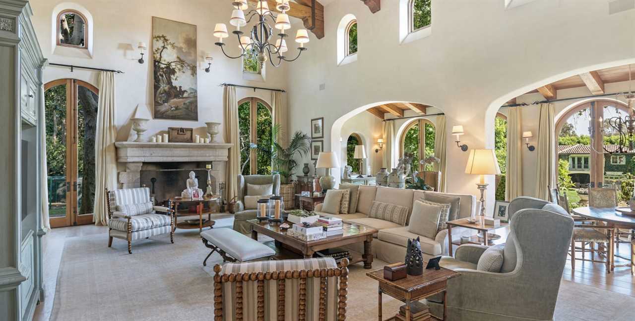 The home was designed by famed architect to the stars Richard Landry 