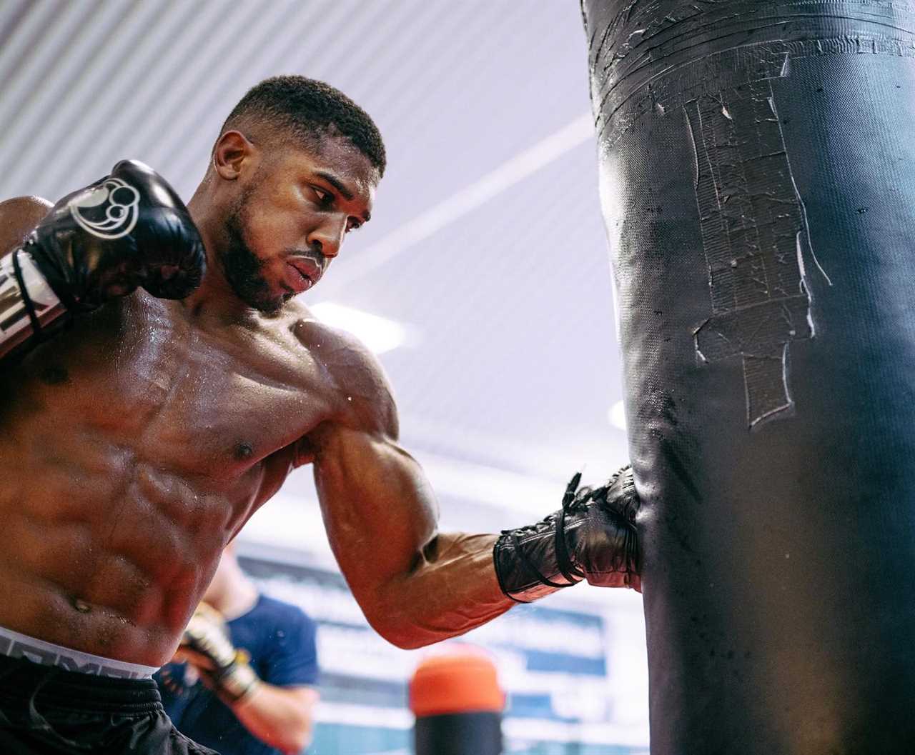 As Anthony Joshua is unable to travel to Ukraine, Oleksandr Usyk has been putting his training plans on hold.