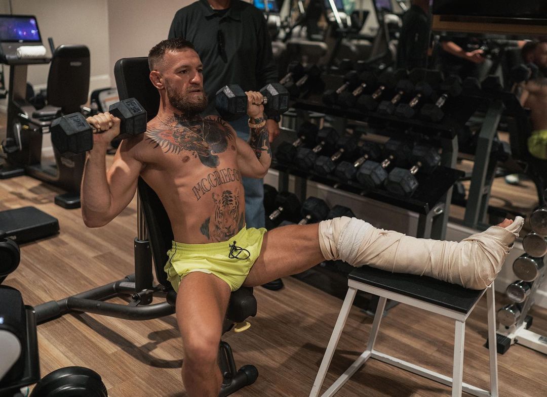 Conor McGregor is looking forward to July UFC's International Fight Week return, but he's not in a hurry to fight after a horrifically broken leg.