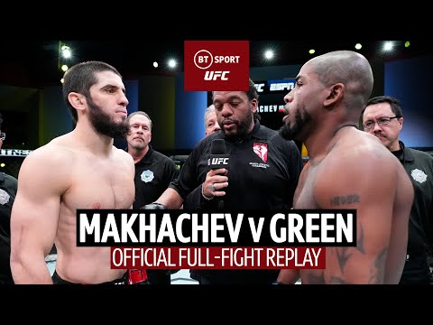 10 consecutive fights! Islam Makhachev against Bobby Green UFC Full fight replay