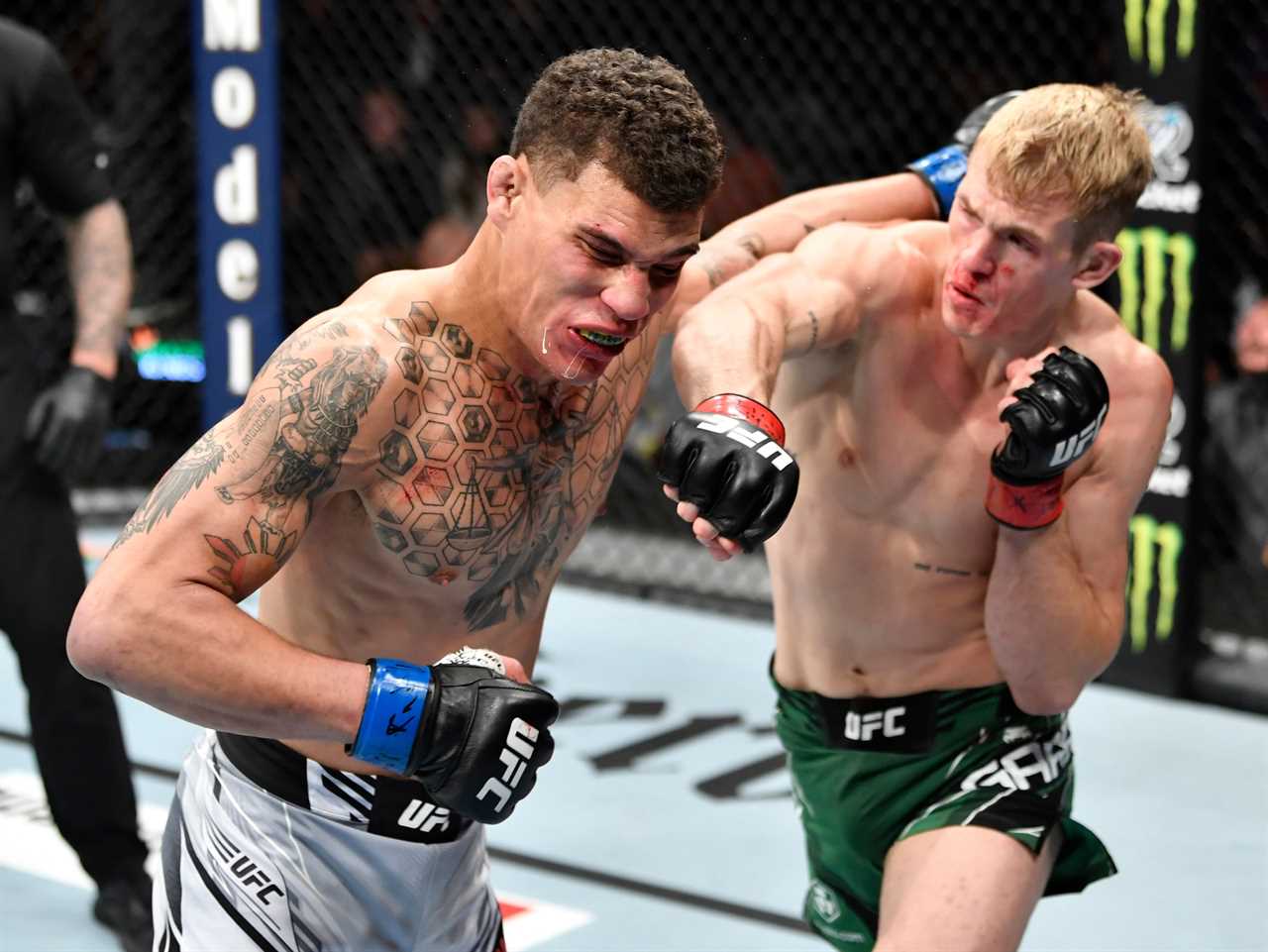 UFC star Ian Garry (23), marries TV presenter Layla Anna-Lee at a secret Las Vegas Chapel Wedding