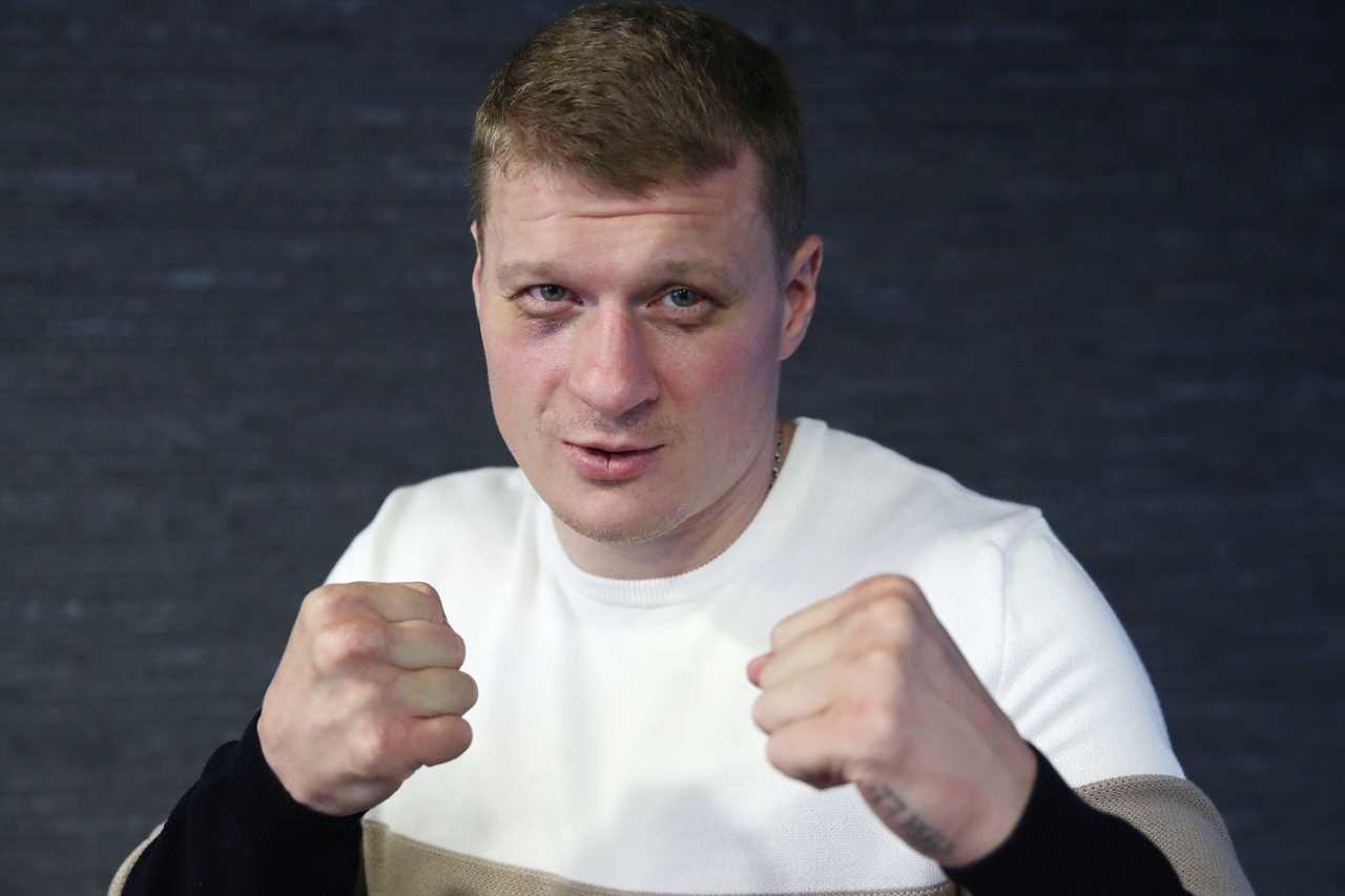 Alexander Povetkin, a former Russian boxer, supports his country's invasion Ukraine to 'fight against Nazism.