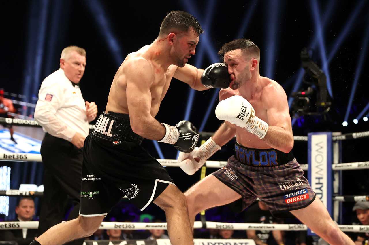 Jack Catterall questions Josh Taylor about his belts, as he calls boxing a 'f***ing disaster' following robbery