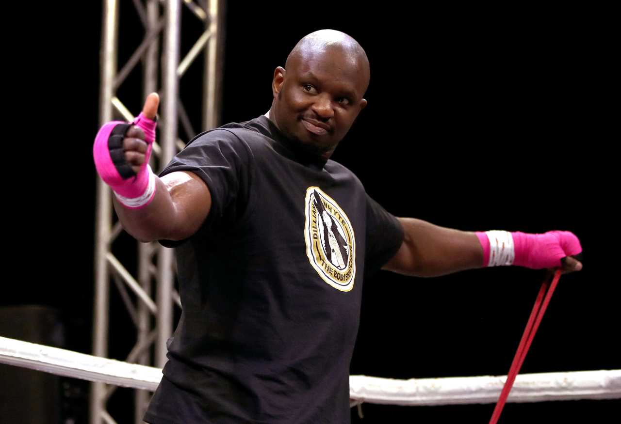 Dillian Whyte is still worried that Tyson Fury's fight will not go ahead... and is refusing to attend the Wembley press conference today