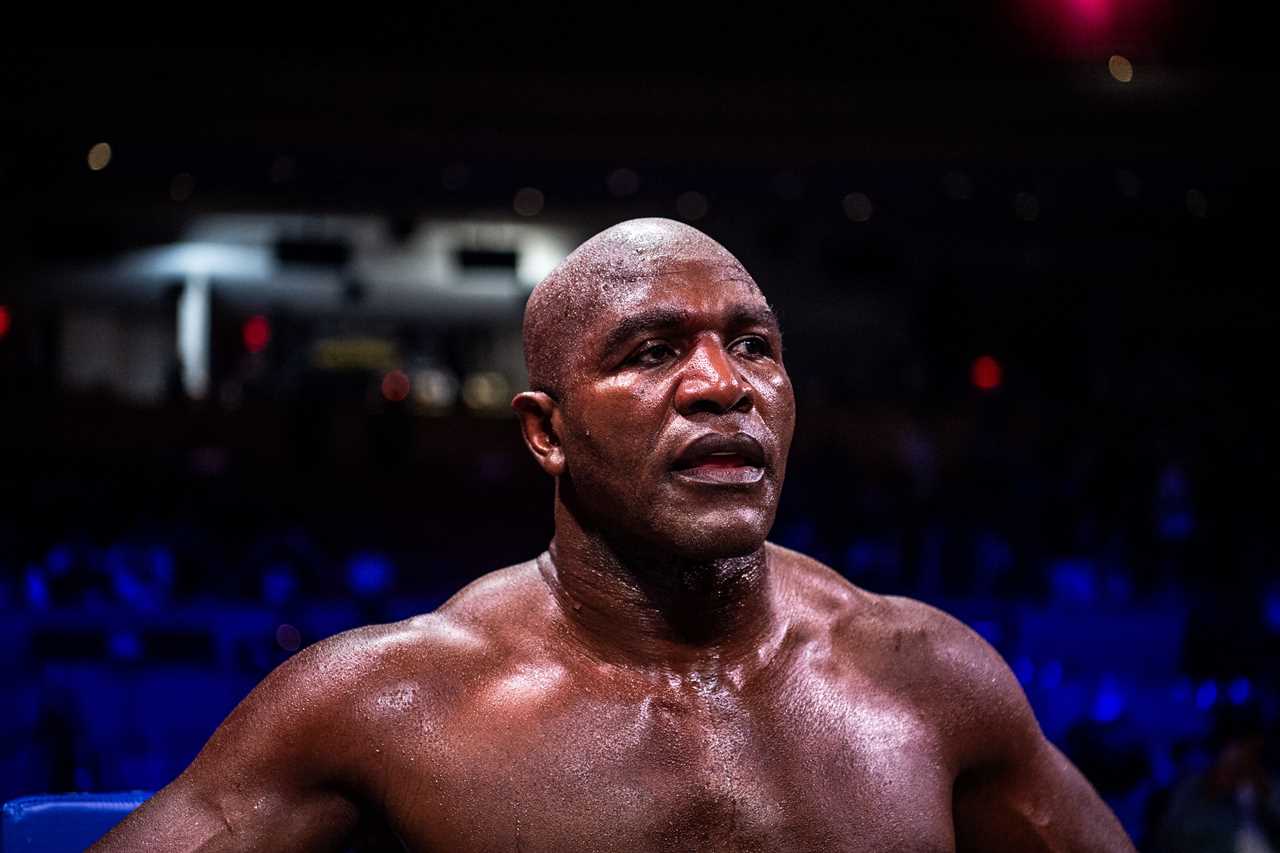 Evander Holyfield tells Tyson Fury that he should duck Oleksandr Usyk, and makes a prediction for the Dillian Whyte fight