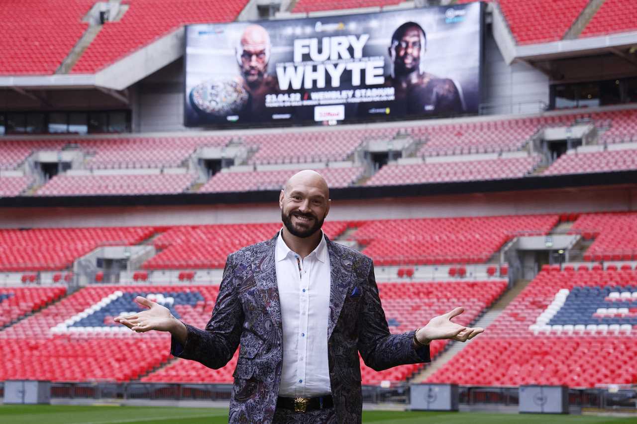 Tyson Fury unveils his new nickname, Dillian Whyte, ahead of grudge fight. He vows to crush rival on St George's Day