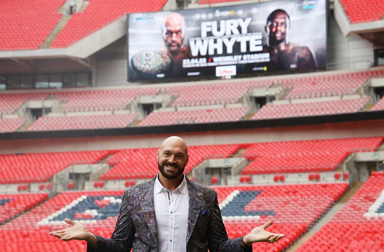 Tickets for Tyson Fury and Dillian Whyte sell out in 90 minutes. Brits rush to catch the big world title fight