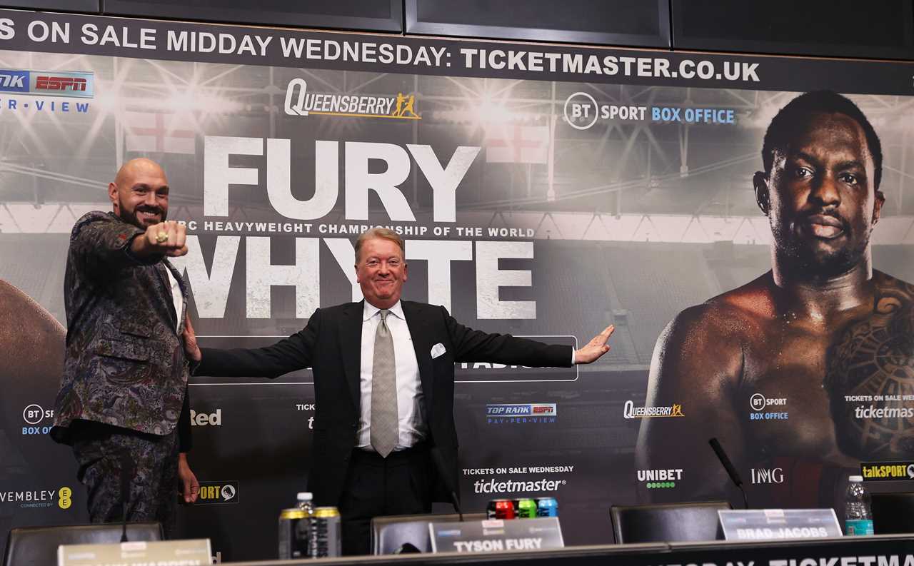 After refusing to attend the Wembley press conference, Dillian Whyte brutally trollings Tyson Fury's supporters on Instagram