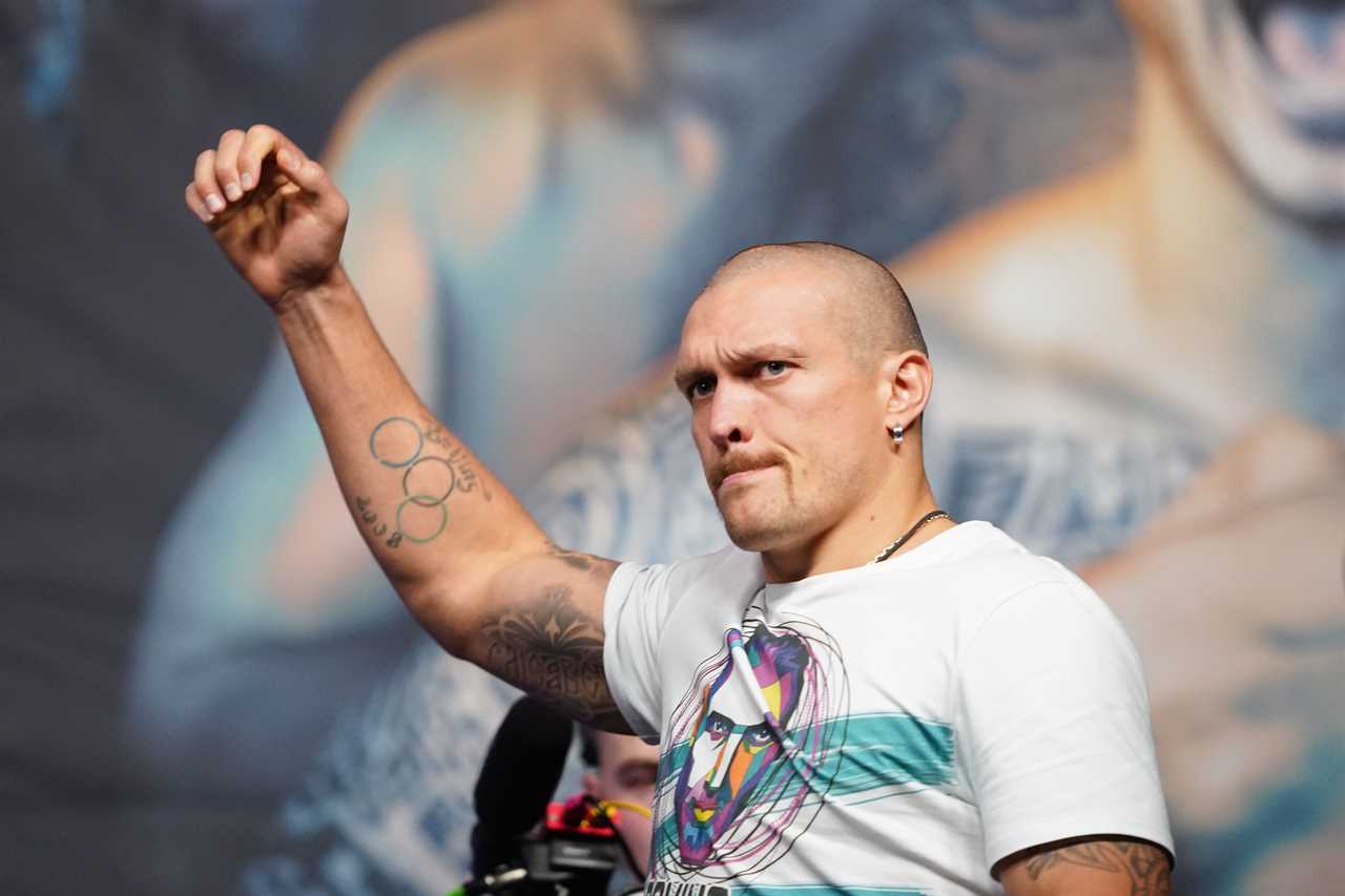 Oleksandr Usyk, a Ukrainian boxer, vows to fight Russia until the end and states that he has a gun. If I have to die, I'll do it.