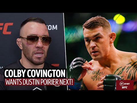 I am trying to hold Dustin Pourier responsible! Colby Covington wins UFC 272 Masvidal
