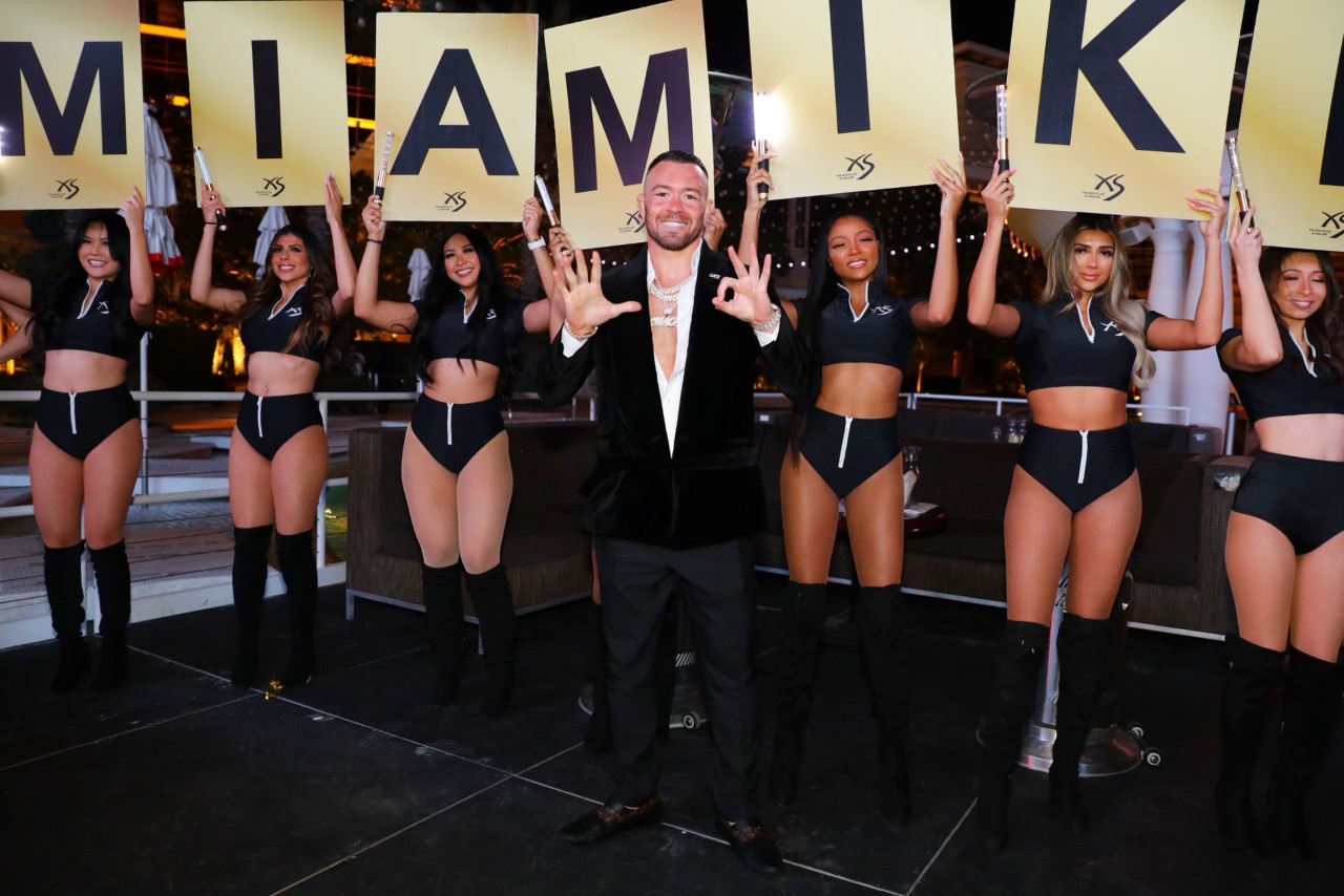 Colby Covington parties at exclusive XS Nightclub in Vegas after beating Jorge Masvidal in bitter UFC 272 grudge match