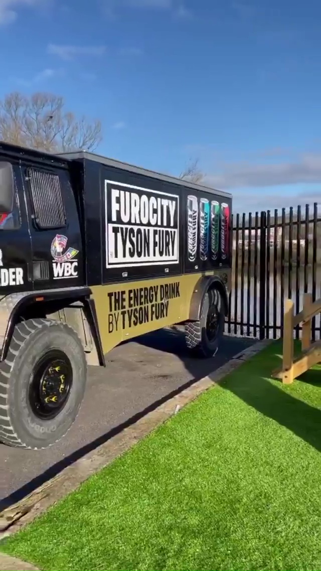 Tyson Fury gifted new ‘beast’ truck to help with Dillian Whyte training camp as dad John delivers it to son