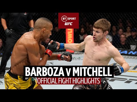 Biggest career win for Thug Nasty! Edson Barboza v Bryce Mitchell  UFC 272 Highlights