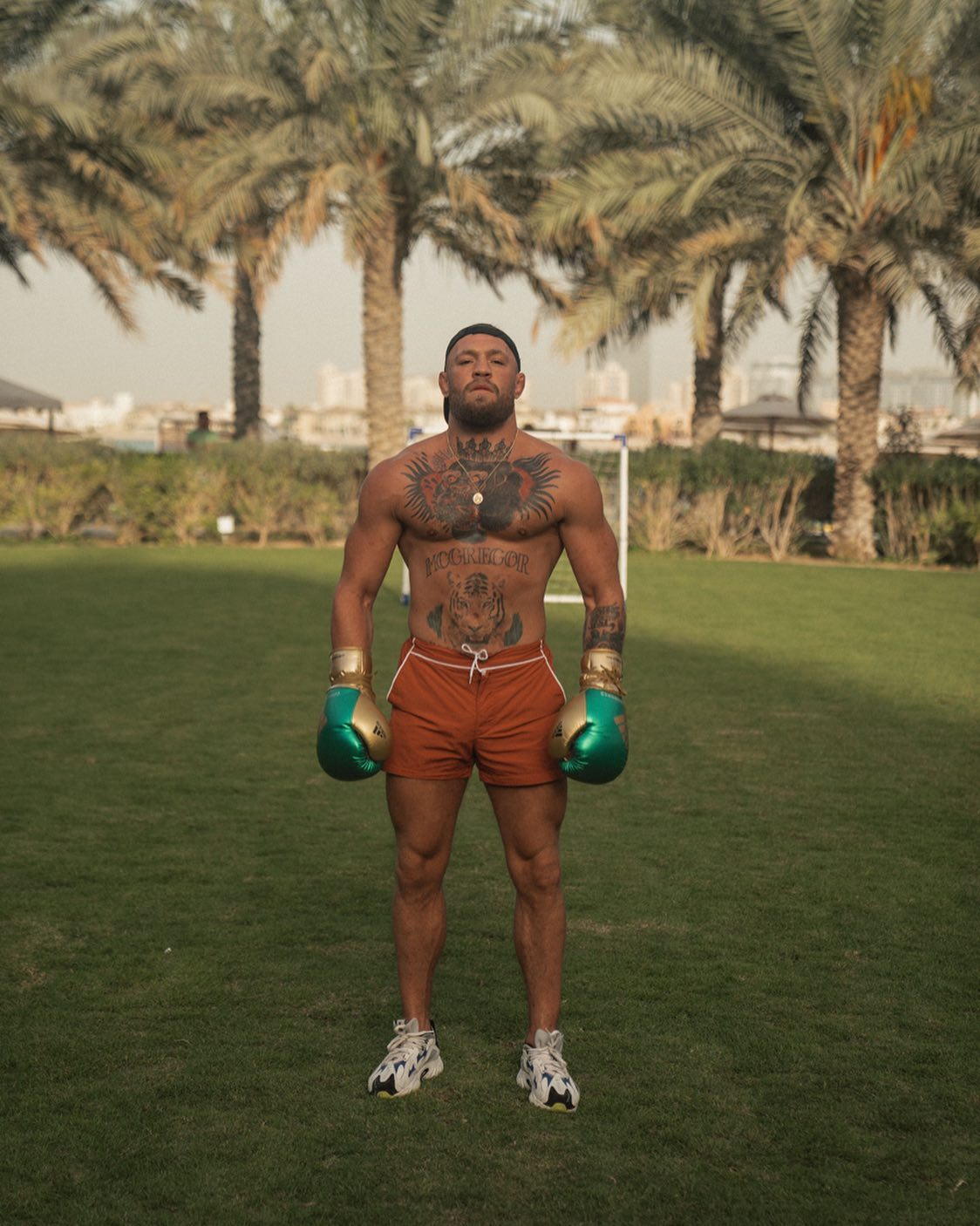 Conor McGregor's hulking body shows that he is back - UFC star starts training after horror leg injury.