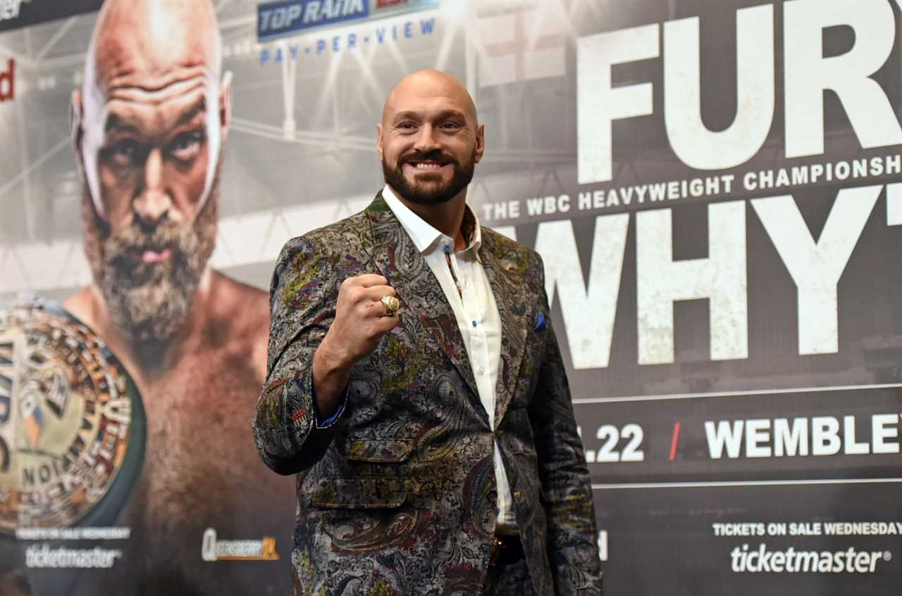 Tyson Fury claims that Dillian Whyte dropped him before the fight, and that he sparred with a rival.