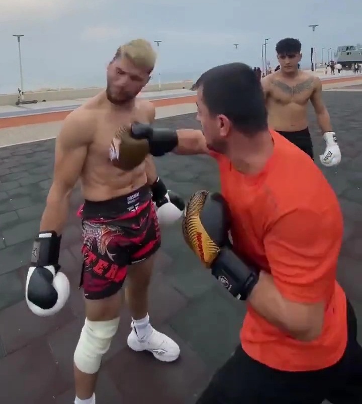 Tony Bellew criticizes his 'STUPID training methods after he unleashes a flurry on three defenseless boxers