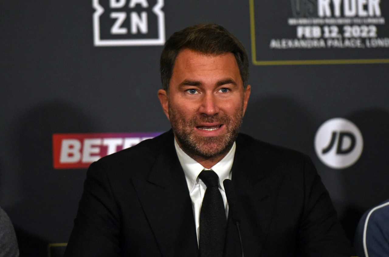 Eddie Hearn hopes to announce the undisputed fight between Devin Haney and George Kambosos.