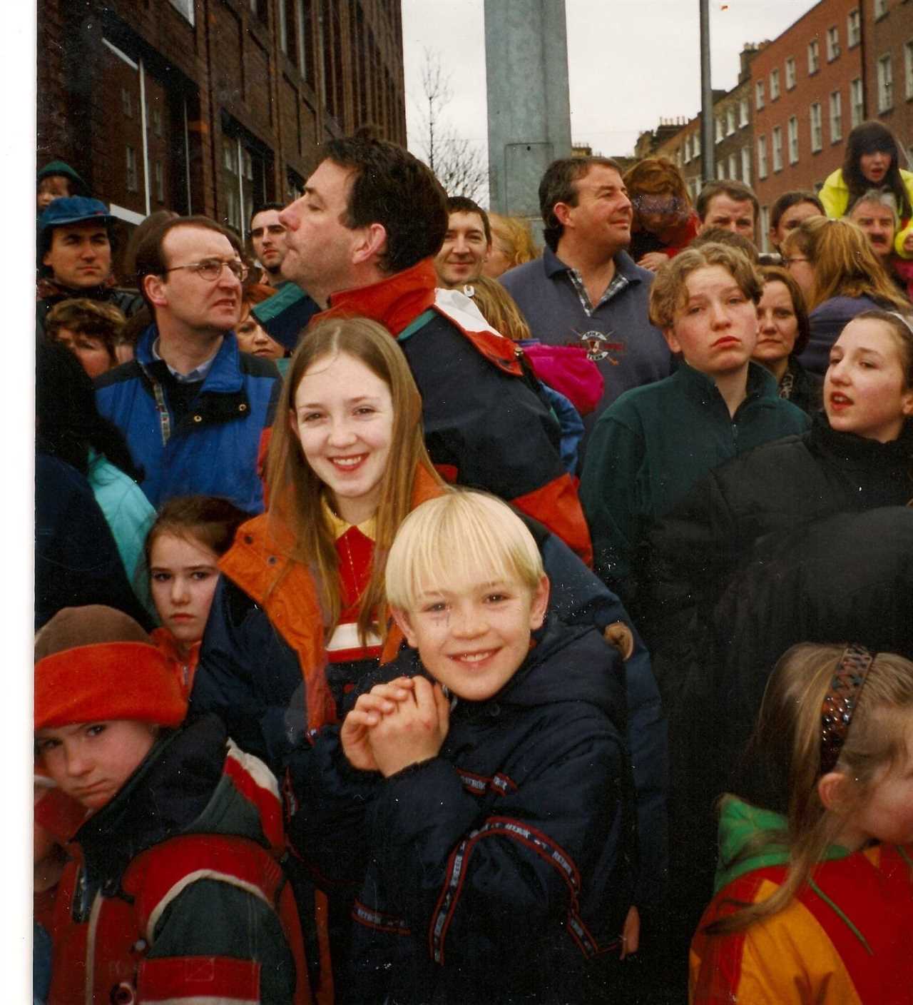Conor McGregor is unrecognizable in throwback snap of UFC champ as floppy, blond-haired child during St Patrick's Day parade