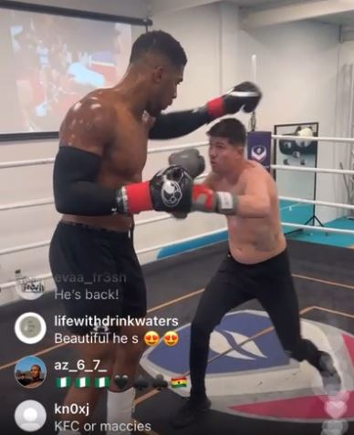As Luke Campbell explains the changes in tactics after Andy Ruiz Jr's defeat, Anthony Joshua, a hulking fighter, 'body spar' Luke Campbell
