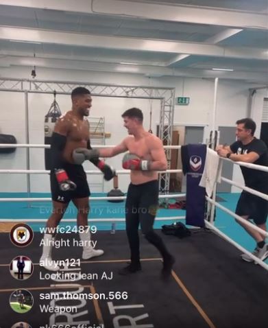 As Luke Campbell explains the changes in tactics after Andy Ruiz Jr's defeat, Anthony Joshua, a hulking fighter, 'body spar' Luke Campbell