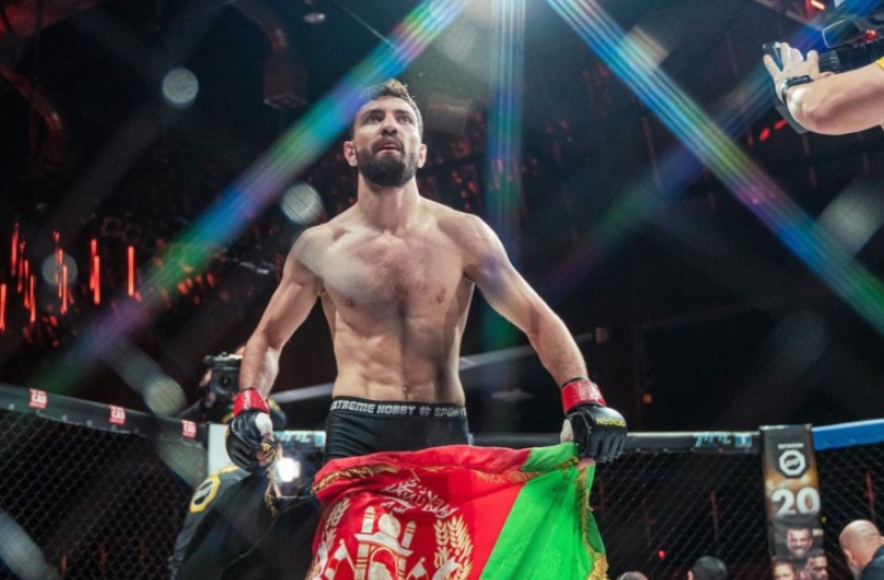 Javid Basharat is 'heartbroken that he won't fly the Afghan flag at UFC Vegas 50, but extremely honoured to represent his homeland