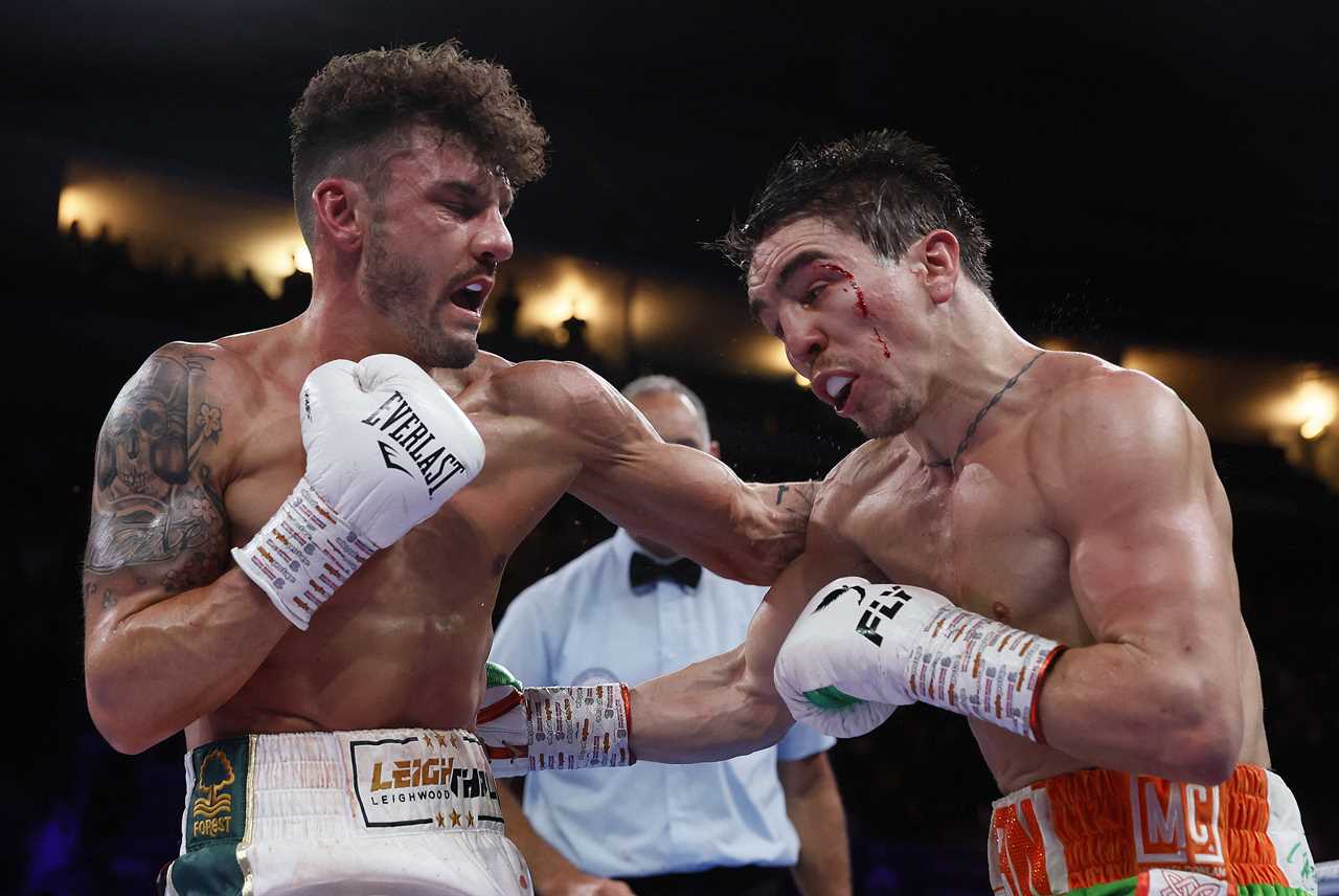 Leigh Wood defeats Michael Conlan, but an Irishman is taken to the hospital straight after falling through the ropes at grim KO