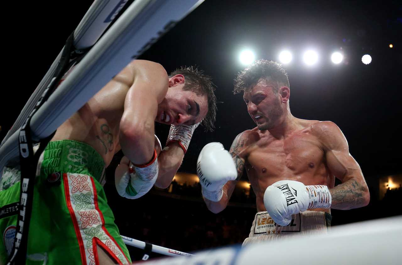 After Michael Conlan is taken to the hospital, watch Leigh Wood and Michael Conlan reunite after their 'best fight ever'