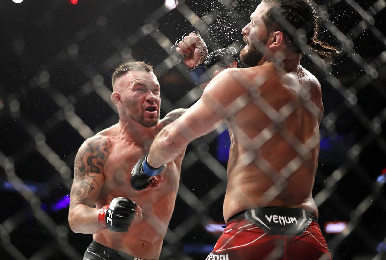 ‘You cheating f***’ – UFC star Jorge Masvidal accuses Colby Covington of nearly taking his EYE out during brutal fight