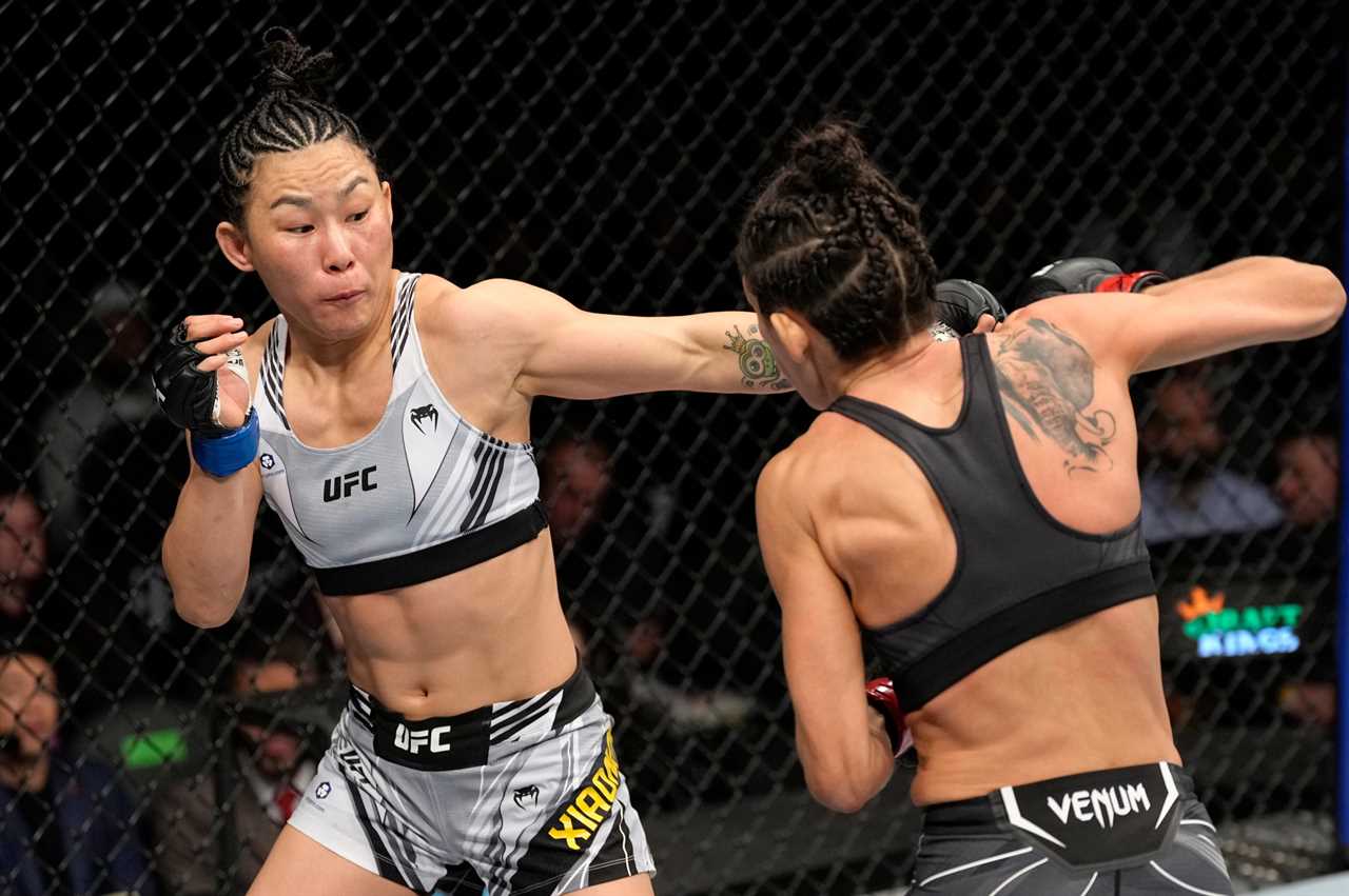 UFC star Yan Xiaonan reveals that she was severely bleeding after being beaten by Marina Rodriguez's brutal knee to the groin