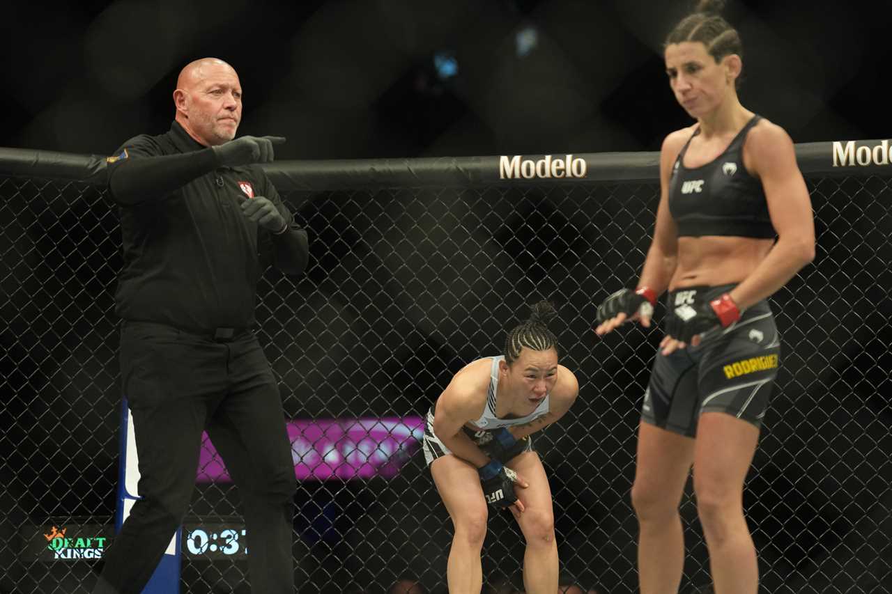 UFC star Yan Xiaonan reveals that she was severely bleeding after being beaten by Marina Rodriguez's brutal knee to the groin