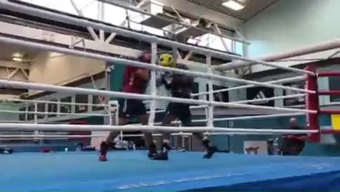 Watch Anthony Joshua defeat Joe Joyce in leaked sparring footage. Boxers row in a Twitter spat