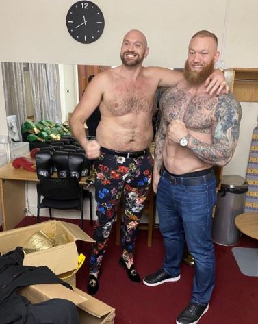 Tyson Fury provided sparring training to Games of Thrones icon Thor Bjornsson in order to get Brit ready for the fight against Dillian Whyte