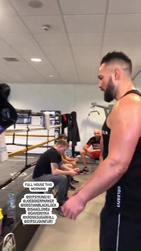 Tyson Fury shows inside footage from Gypsy King's training camp, as Dillian Whyte prepares to take on Gypsy King at sold-out Wembley