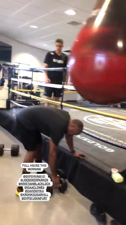 Tyson Fury shows inside footage from Gypsy King's training camp, as Dillian Whyte prepares to take on Gypsy King at sold-out Wembley