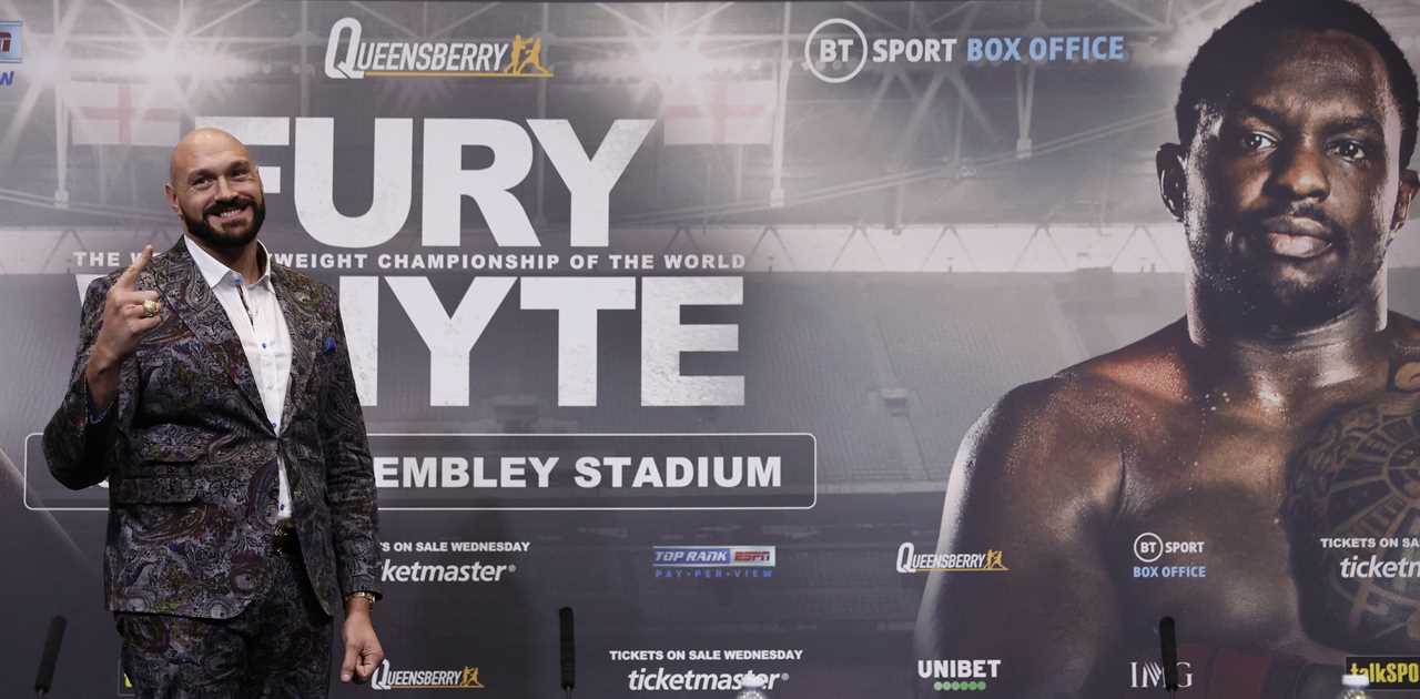 Tyson Fury shows inside footage from Gypsy King's training camp, as Dillian Whyte prepares to take on Gypsy King at sold-out Wembley
