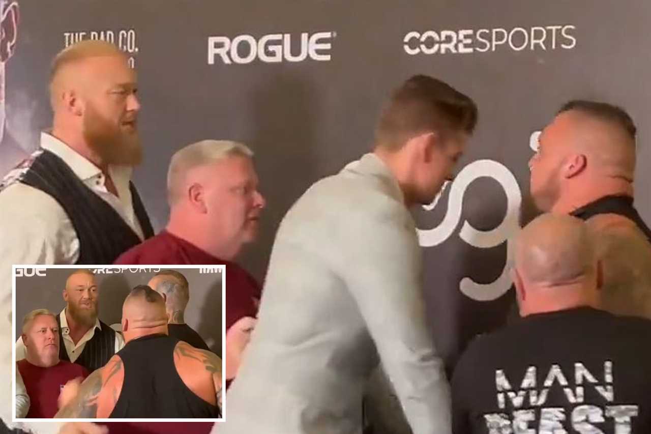 Eddie Hall says he is putting boxers to shame ahead of a huge fight against Game of Thrones star Hafthor Bornsson
