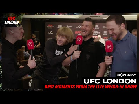 These are the BEST moments from UFC London's live weigh-in
