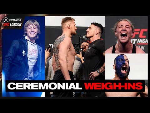 Final UFC London face-offs