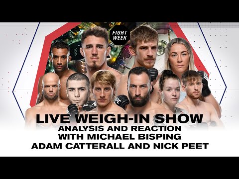 UFC London Live Weigh In Show: Reactions and Analysis with Michael Bisping