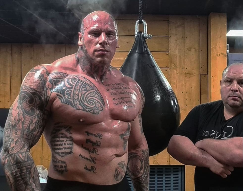 Hafthor Bornsson opens the door to fight against Martyn Ford, 'World's Scariest Man... who is a friend and rival to Eddie Hall