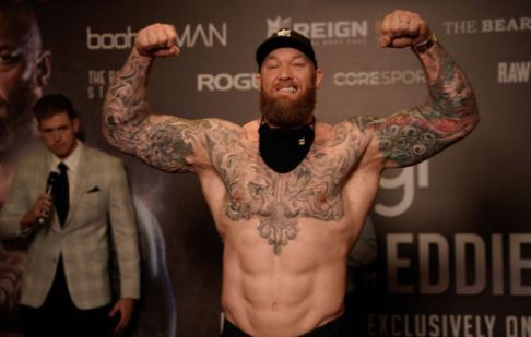 How much is Hafthor's net worth and how much is the Eddie Hall boxing bout purse?